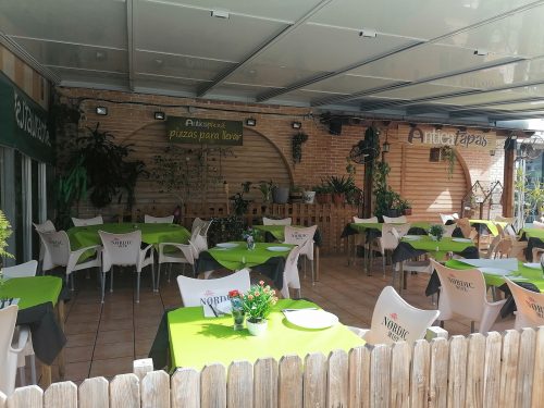 Un restaurante muy del caribe