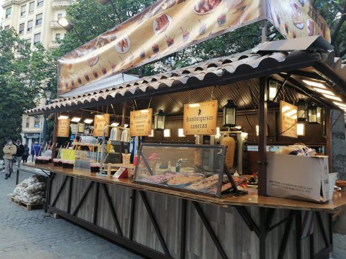 Puesto de comida y bebida