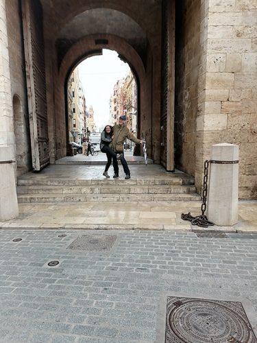 El arco entre las torres