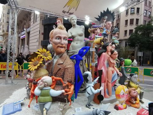 Falla dedicada al arte