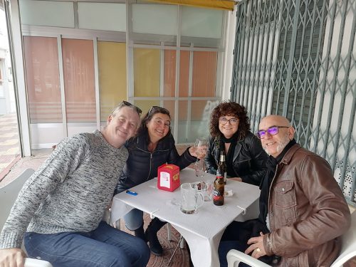 Ben, yo, Teresa y Manolo