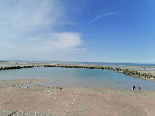 Piscina de mar que se forma en marea baja