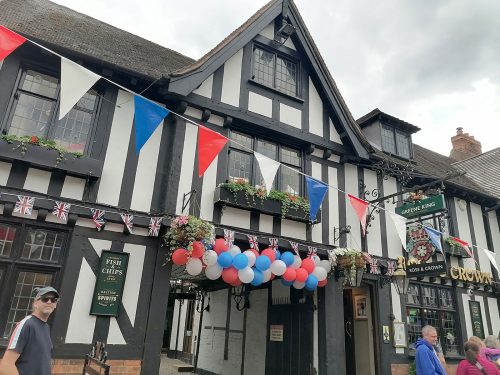 Typical fish and chips pub