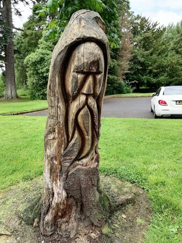 Wood statue