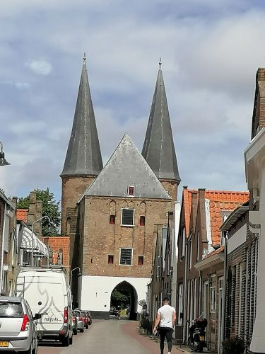 View of the gate inside the city