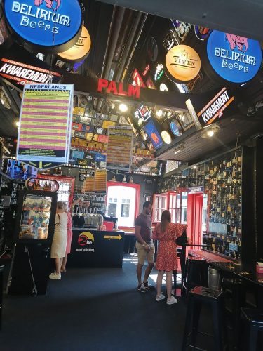 Inside the bar