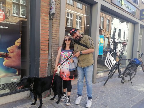Javi & Marta with Asha