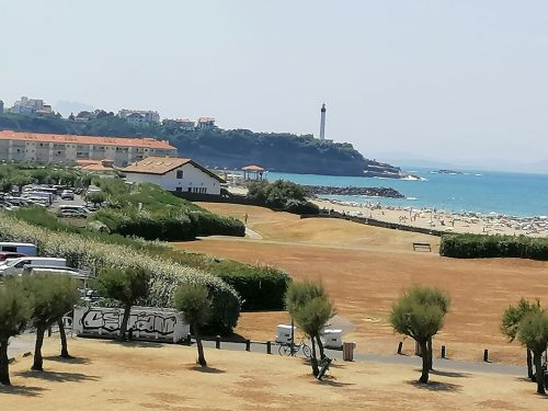View of the promenade and lighthouse