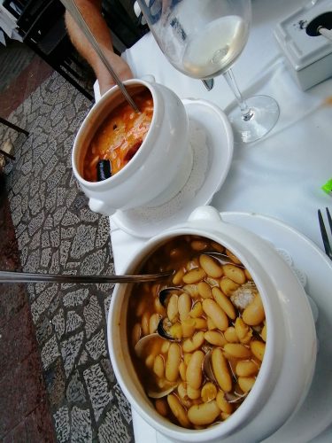 Fabada & beans with clams