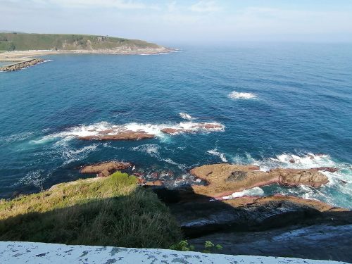 View from the cemetery and lighthouse