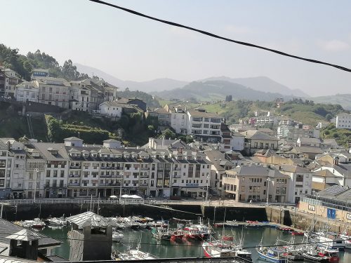 View of the town from above