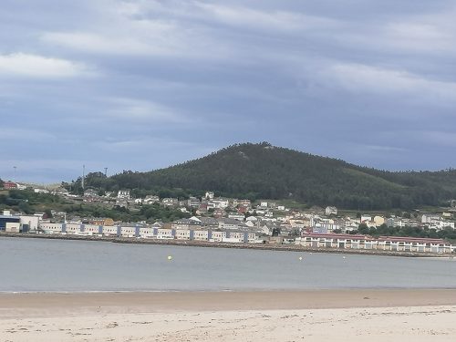 Vista del pueblo desde la playa