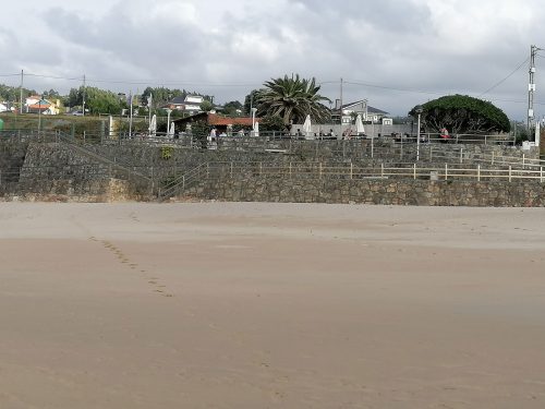 Beachfront bar