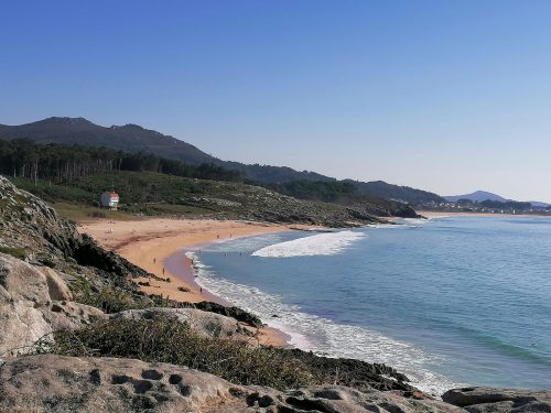 Vista de la playa