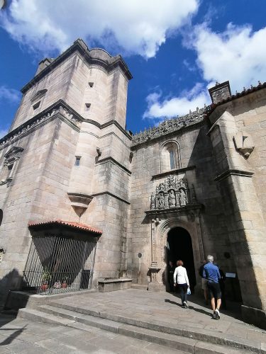 Entrance to the church