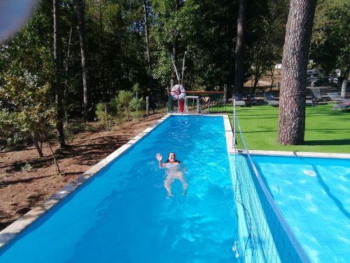 Yo en la piscina