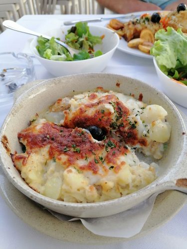 Bacalao a la crema