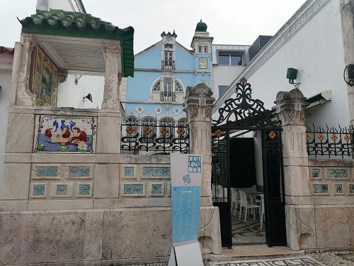 Entrance of the bar