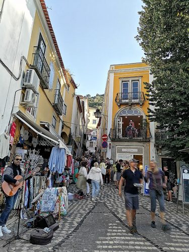 Typical pedestrian street