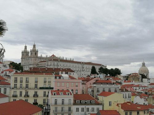 View of the Jeronimos Monastery