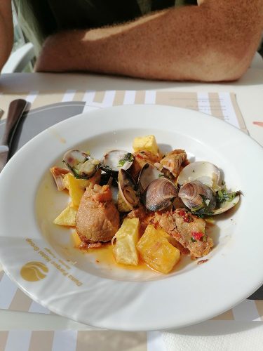 Pork with clams