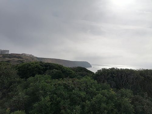 View from the parking