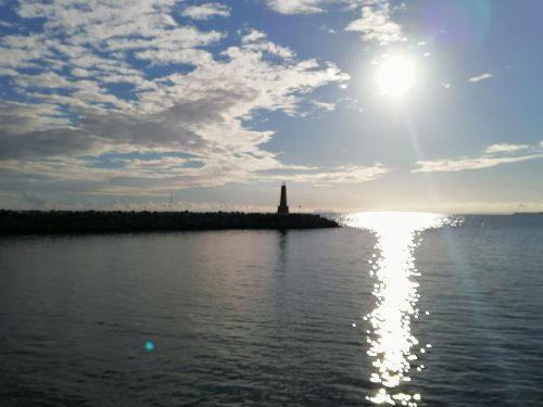 Lighthouse and sunset