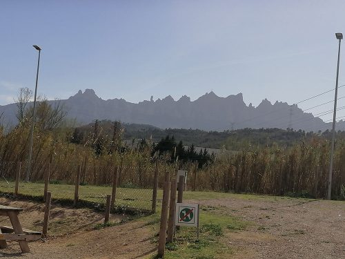 View of Montserrat mountain