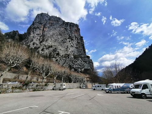 Área para auto caravanas