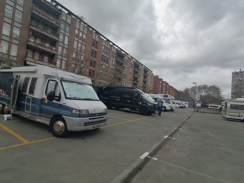 Private motorhome area