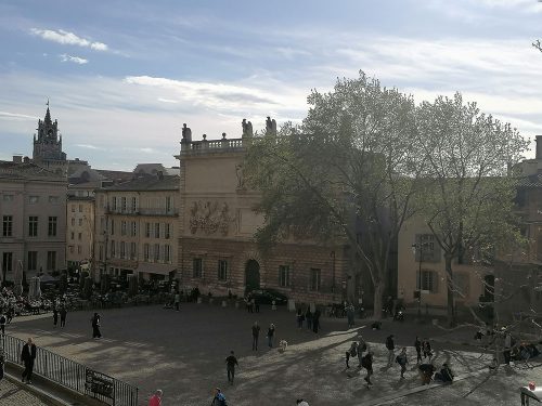 View of the square from the Palace