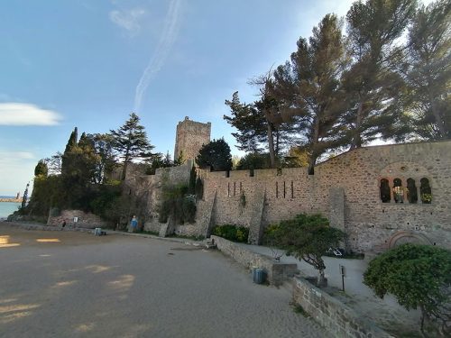 Chateau from the beach