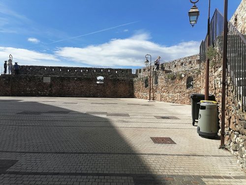 Square and walls of the church