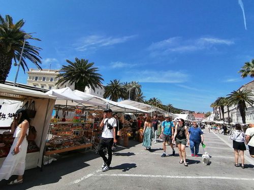 Typical product stands