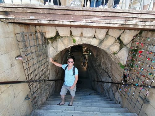 Entrance to the basement