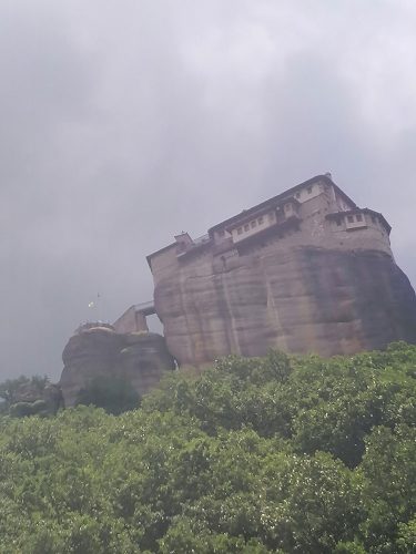 View of one monastery from the bus