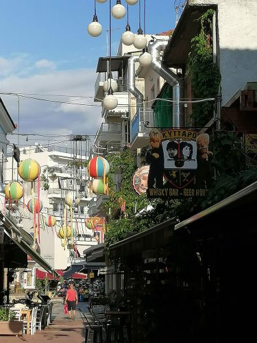 Narrow typical street