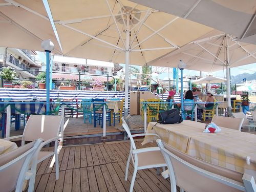 Beach restaurant where we had lunch