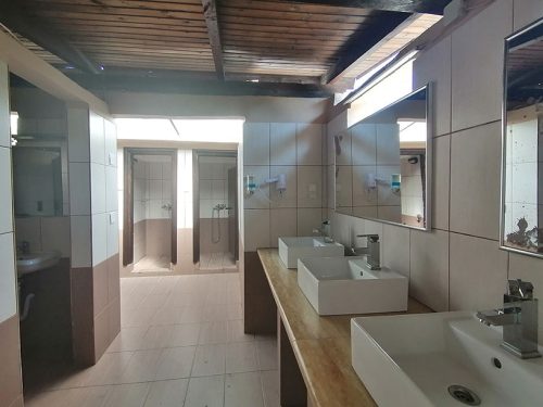 Toilets and showers