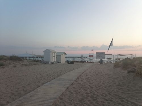 Entrance to the beach
