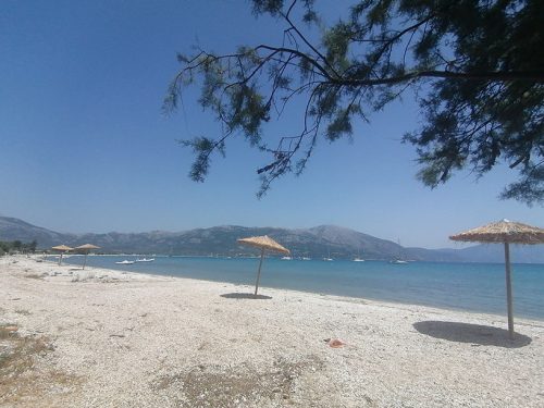 In the beach