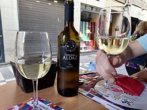 Vino blanco de Navarra