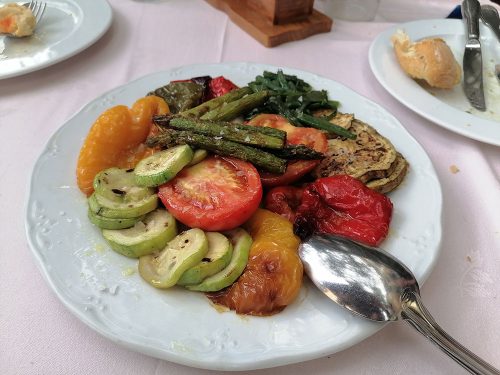 Verduras a la plancha