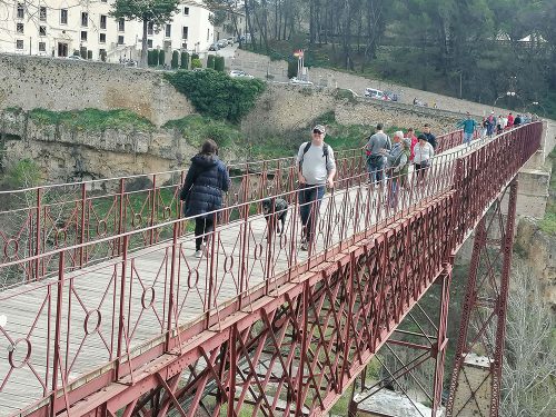 Ben and Asha on the bridge