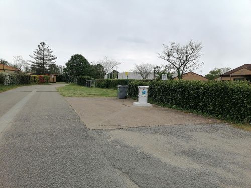 Zona de carga y descarga de aguas