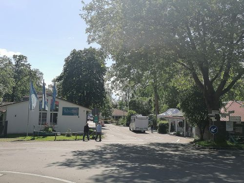 Camping entrance