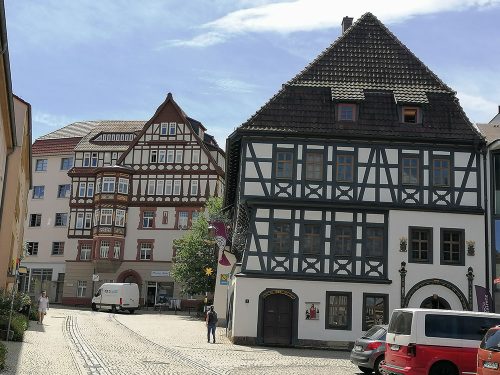 Half-timbered houses