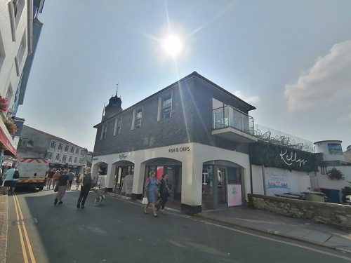 The restaurant where we had lunch