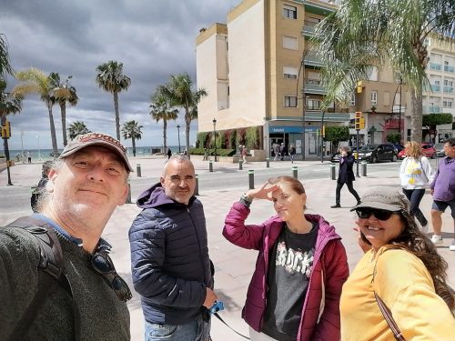 Ben, Lolo, Reme y yo