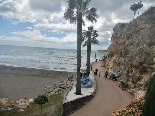 Camino a la capilla de la virgen